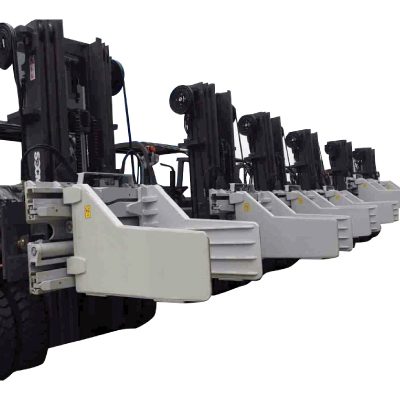 2.7 toneladas de accesorios para abrazaderas de pacas de montacargas
