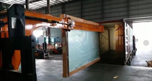 Manipulador de vidrio hidráulico